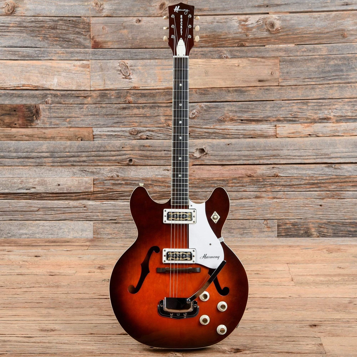 Harmony H56/1 Rocket Red Burst 1968 Electric Guitars / Hollow Body