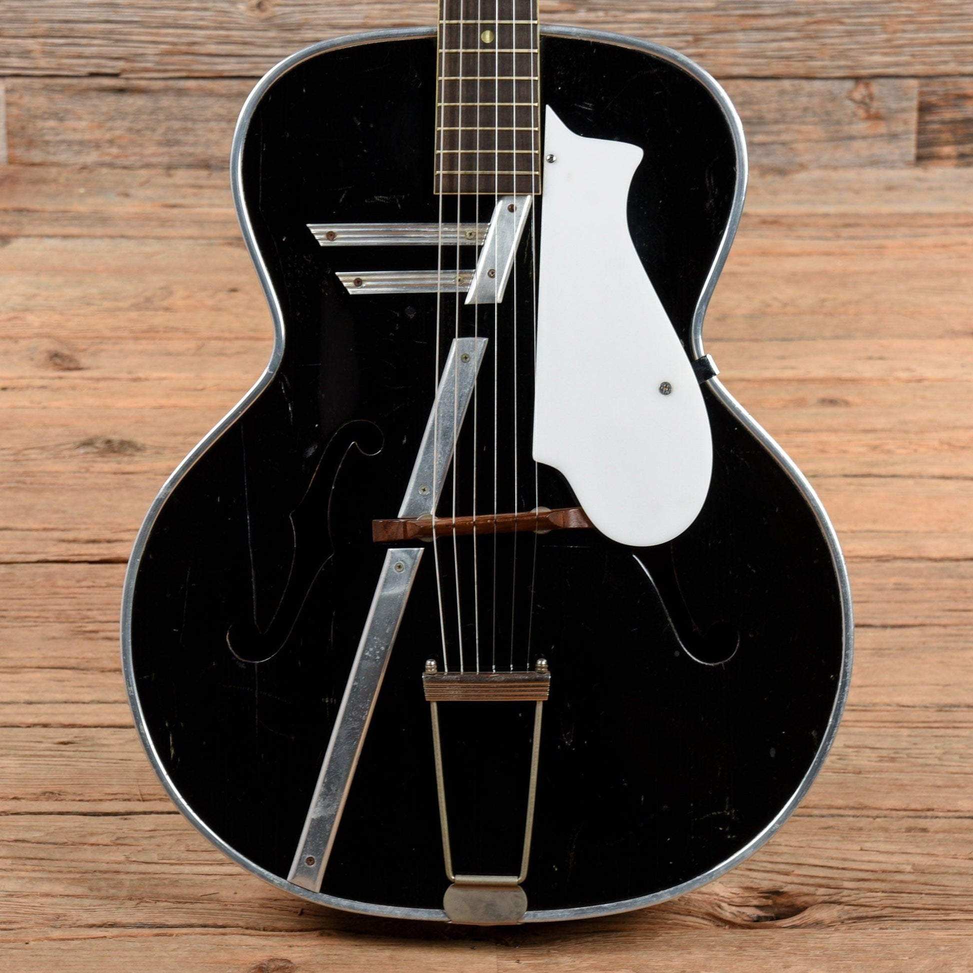 Harmony Montclair Black Electric Guitars / Hollow Body