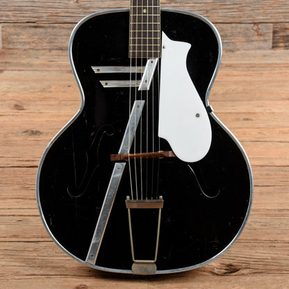 Harmony Montclair Black Electric Guitars / Hollow Body