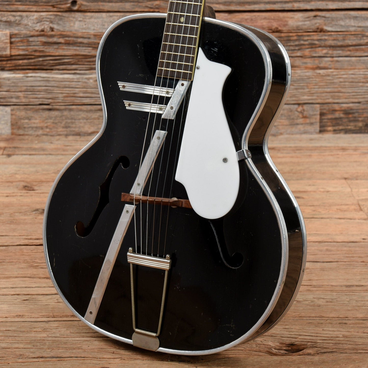 Harmony Montclair Black Electric Guitars / Hollow Body
