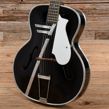 Harmony Montclair Black Electric Guitars / Hollow Body