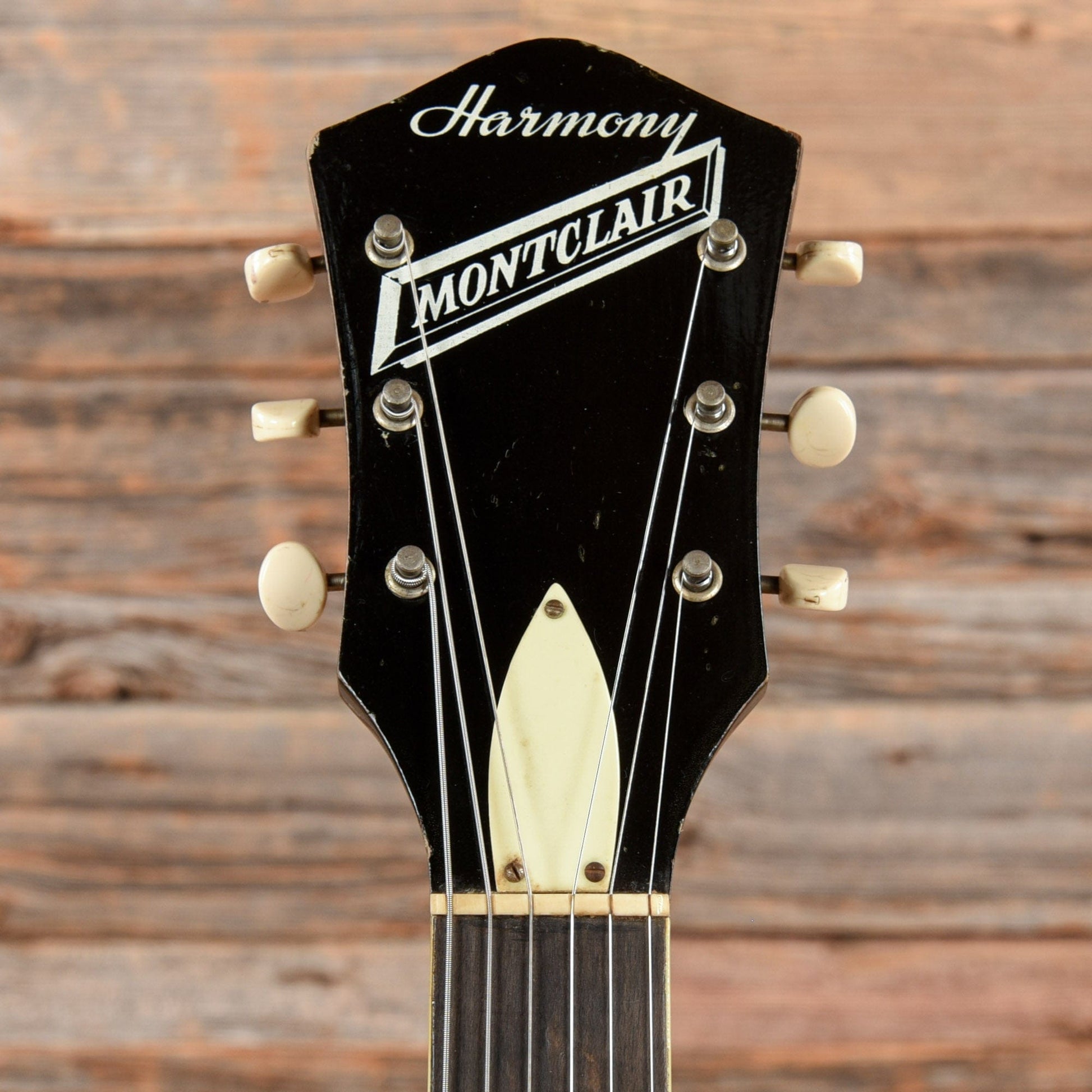 Harmony Montclair Black Electric Guitars / Hollow Body