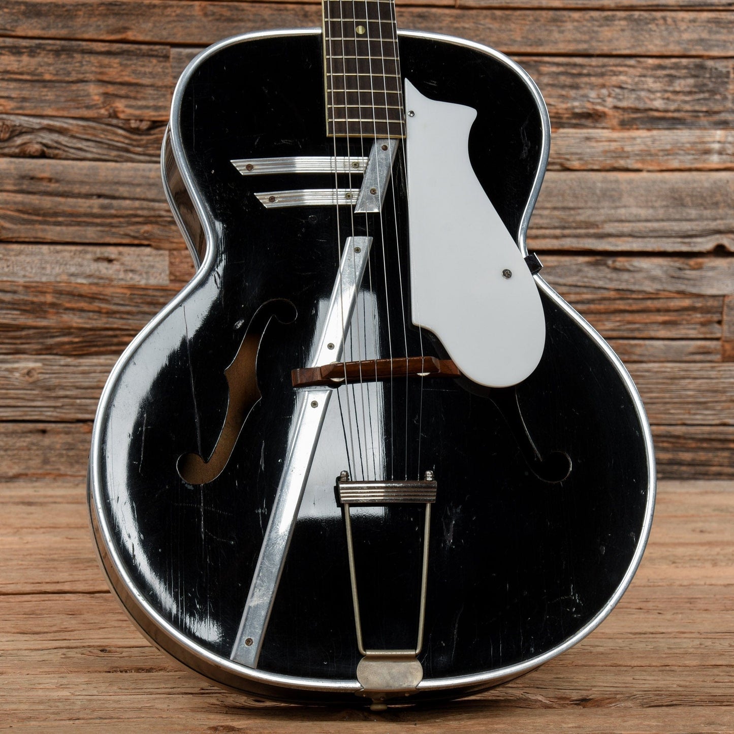 Harmony Montclair Black Electric Guitars / Hollow Body