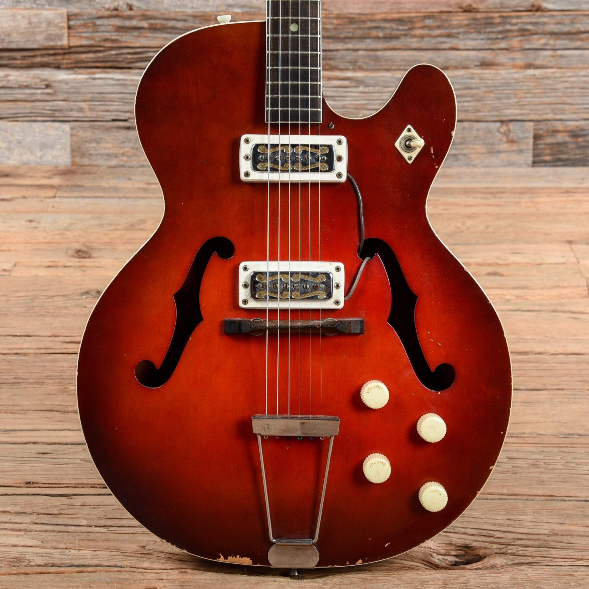 Harmony Rocket Red 1960s Electric Guitars / Hollow Body