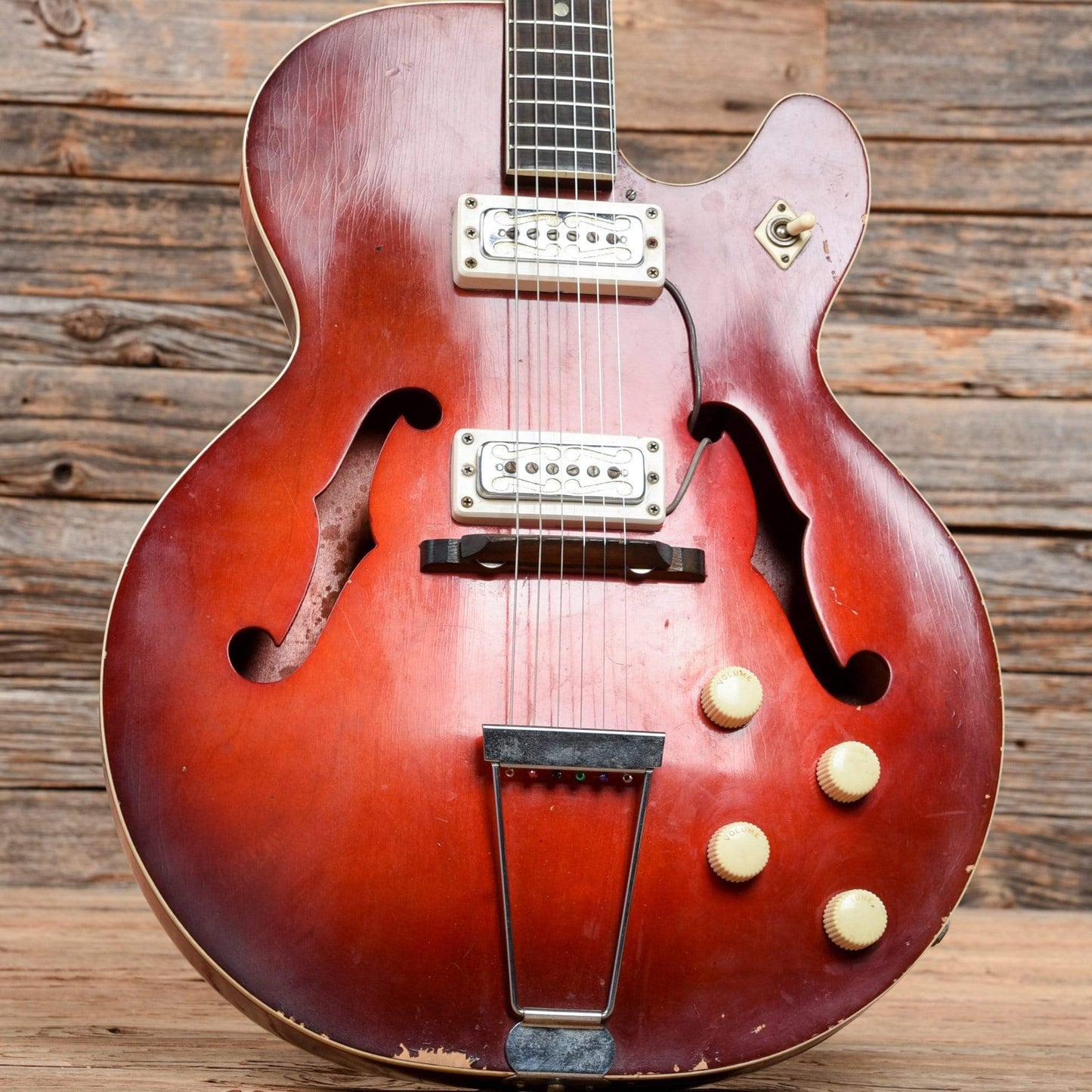 Harmony Rocket Red 1960s Electric Guitars / Hollow Body