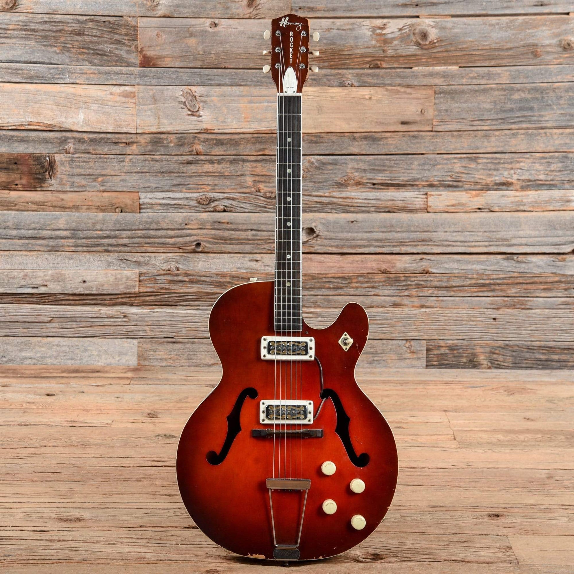 Harmony Rocket Red 1960s Electric Guitars / Hollow Body