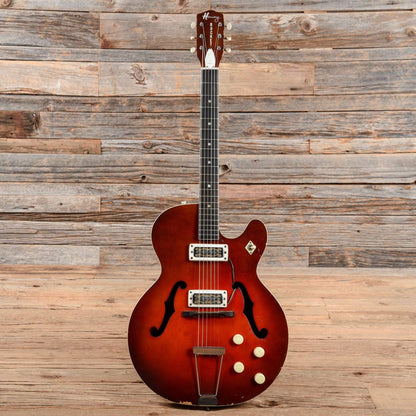 Harmony Rocket Red 1960s Electric Guitars / Hollow Body