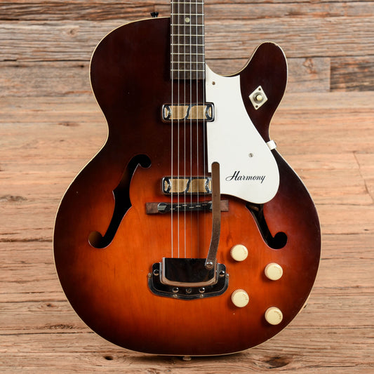 Harmony Rocket Sunburst 1965 Electric Guitars / Hollow Body