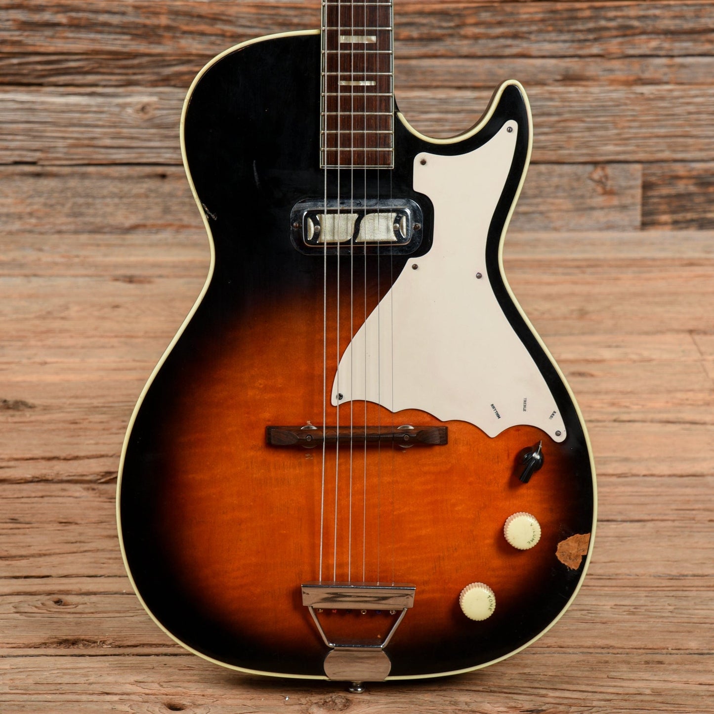 Harmony Stratotone H47 Sunburst 1960s Electric Guitars / Hollow Body