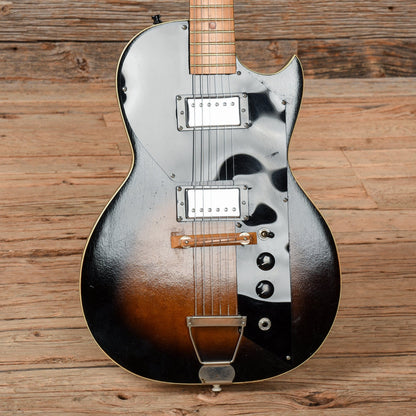 Harmony Stratotone Sunburst 1960s Electric Guitars / Hollow Body