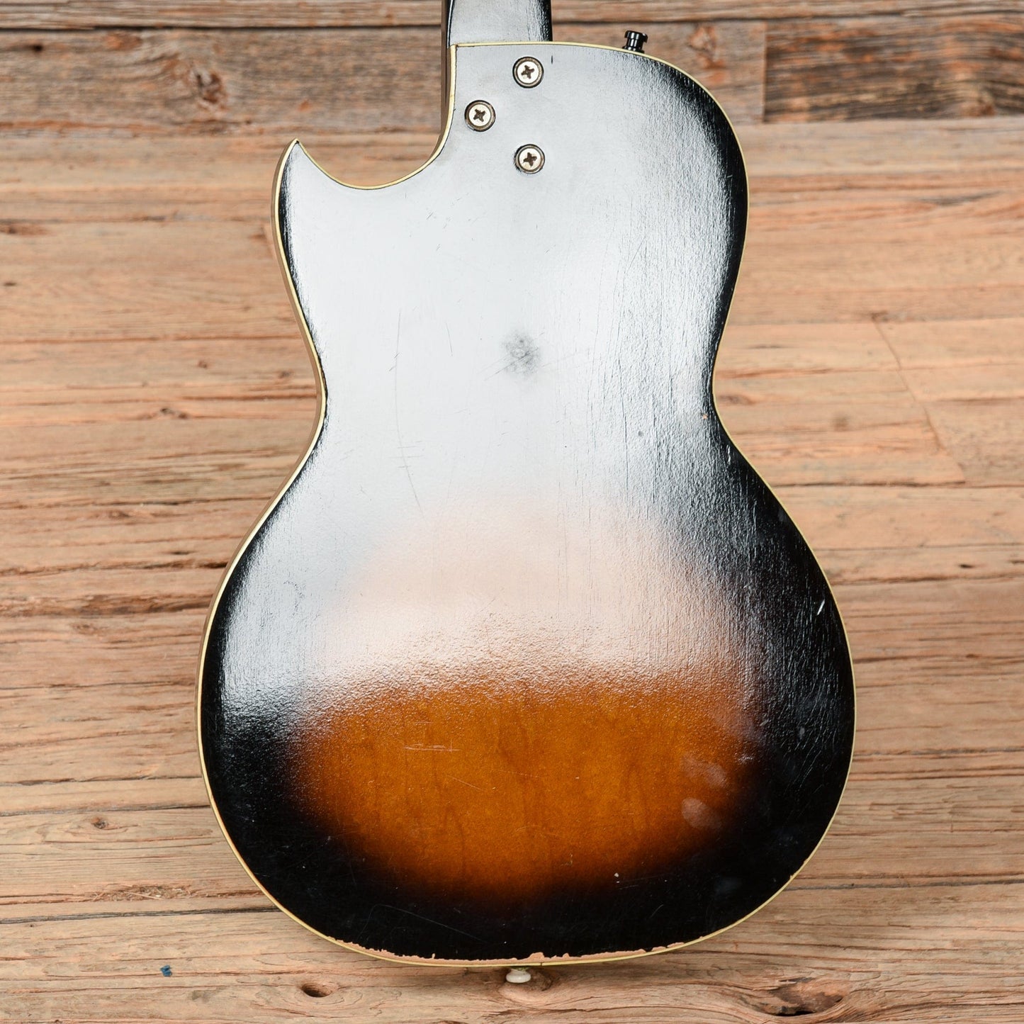 Harmony Stratotone Sunburst 1960s Electric Guitars / Hollow Body