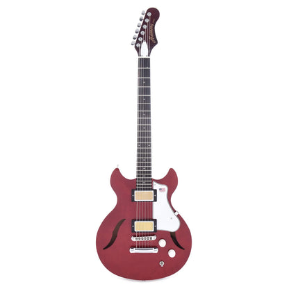 Harmony Comet Trans Red Electric Guitars / Semi-Hollow