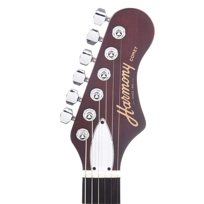 Harmony Comet Trans Red Electric Guitars / Semi-Hollow