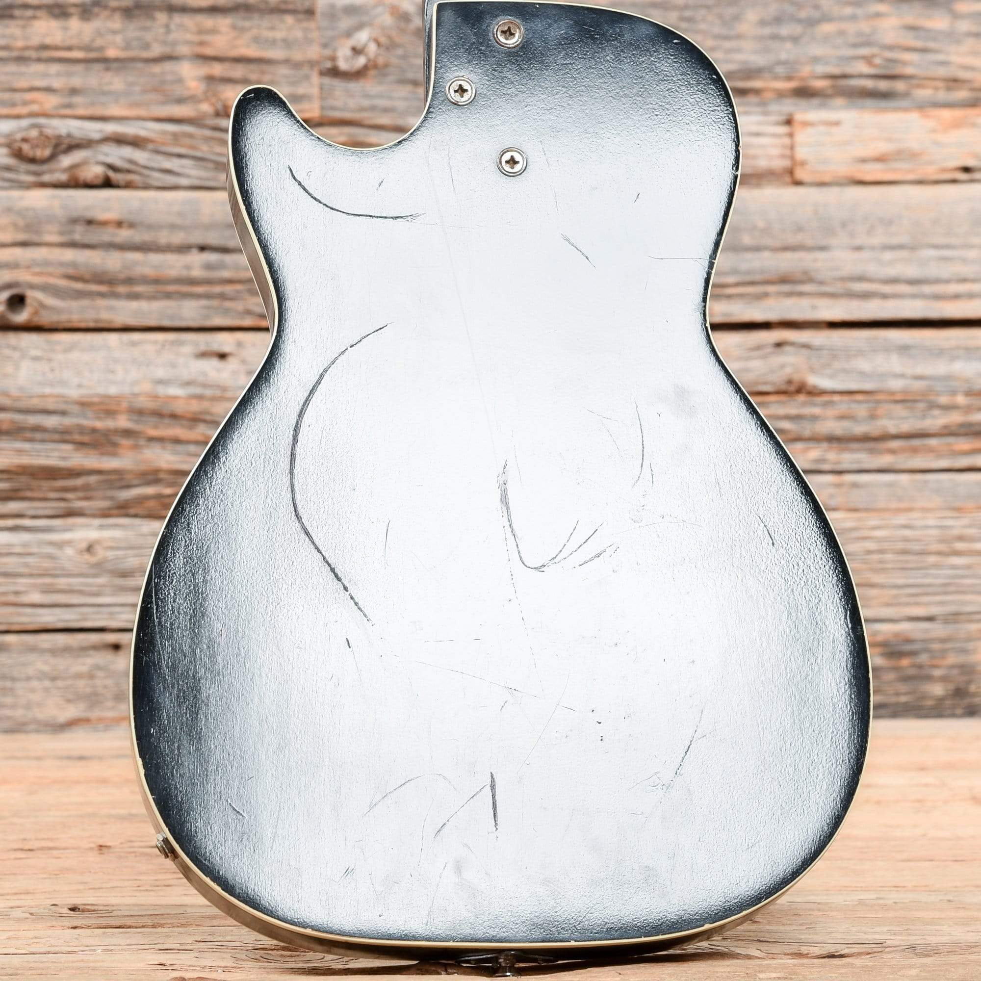 Harmony H46 Stratotone Black 1961 Electric Guitars / Semi-Hollow