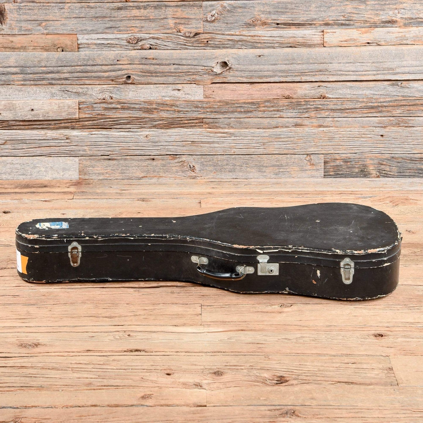 Harmony H46 Stratotone Black 1961 Electric Guitars / Semi-Hollow