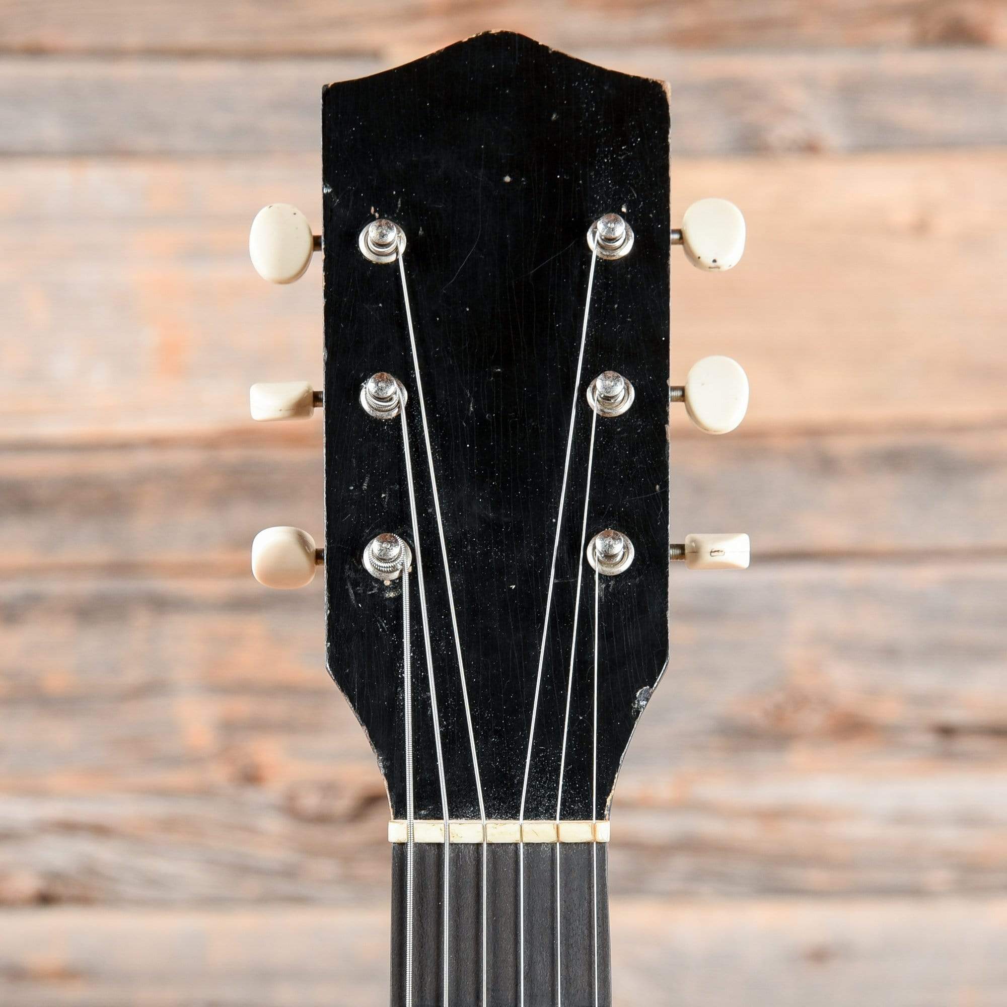 Harmony H46 Stratotone Black 1961 Electric Guitars / Semi-Hollow