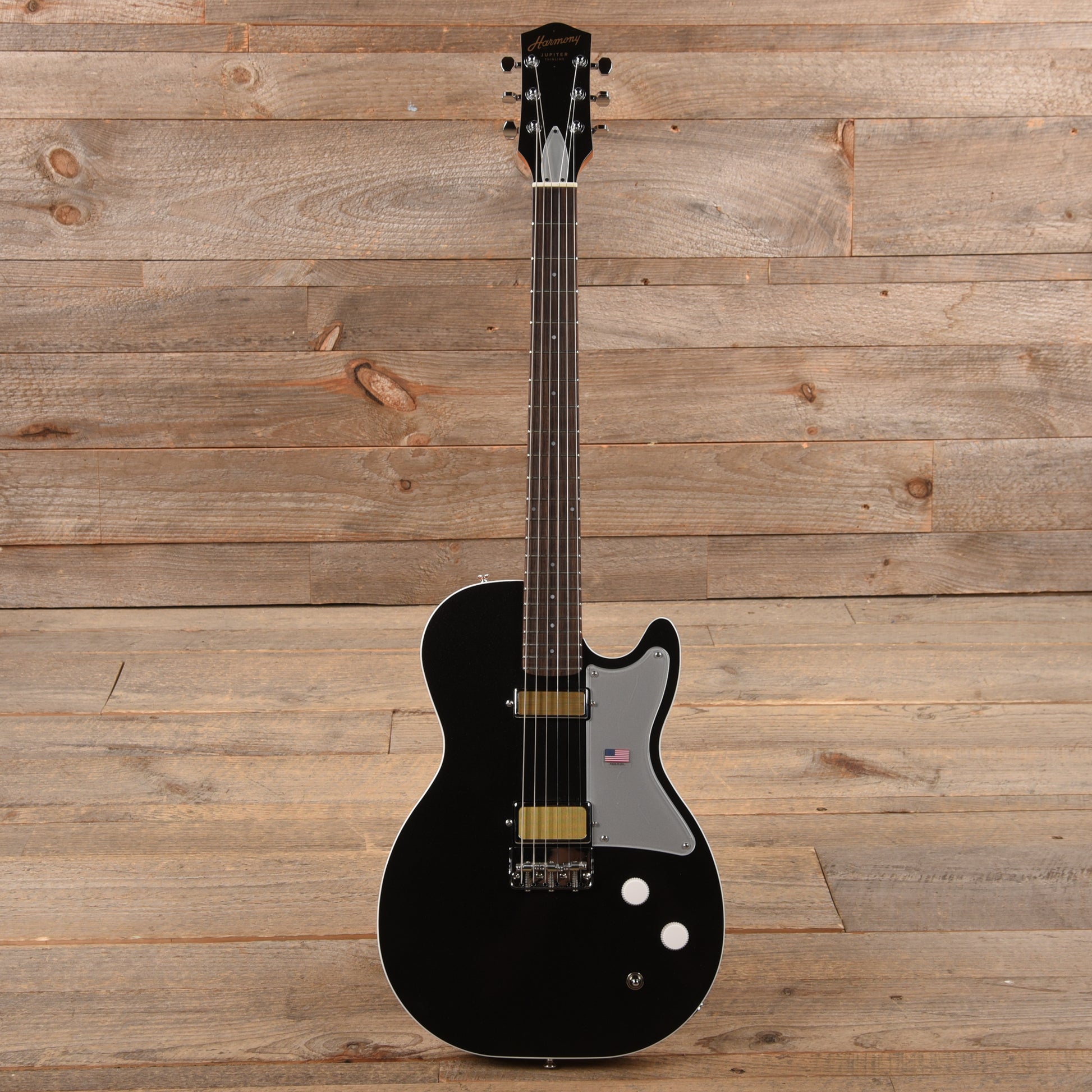 Harmony Standard Jupiter Thinline Space Black Electric Guitars / Semi-Hollow