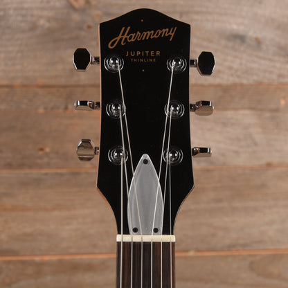 Harmony Standard Jupiter Thinline Space Black Electric Guitars / Semi-Hollow