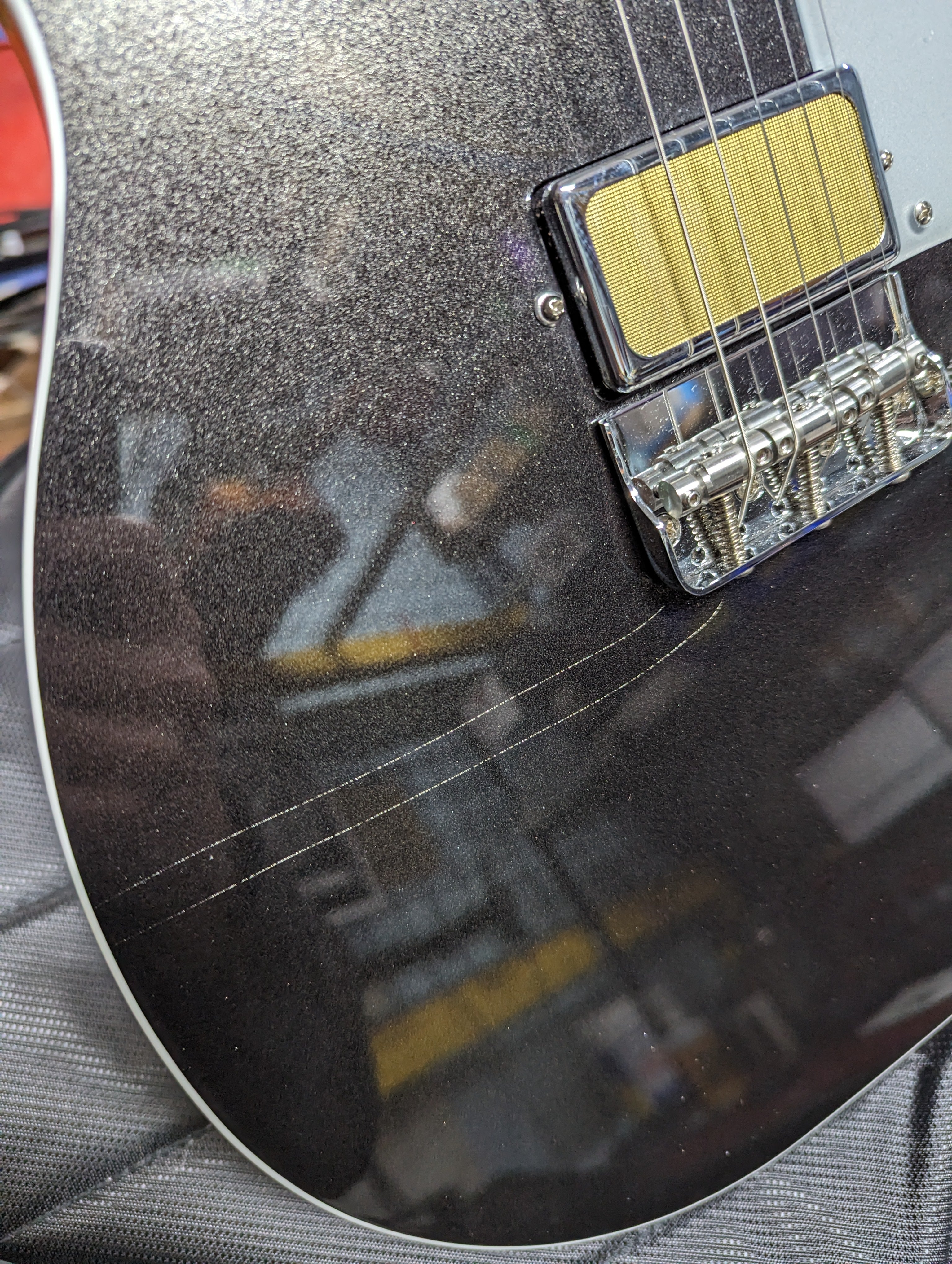Harmony Standard Jupiter Thinline Space Black Electric Guitars / Semi-Hollow