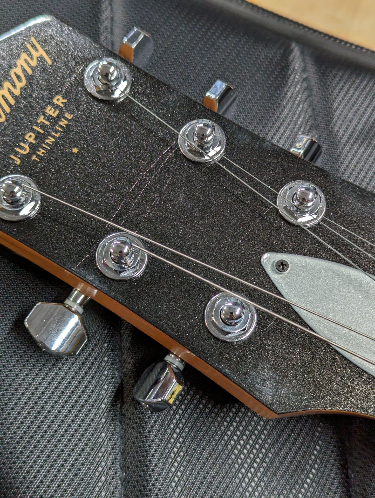 Harmony Standard Jupiter Thinline Space Black Electric Guitars / Semi-Hollow