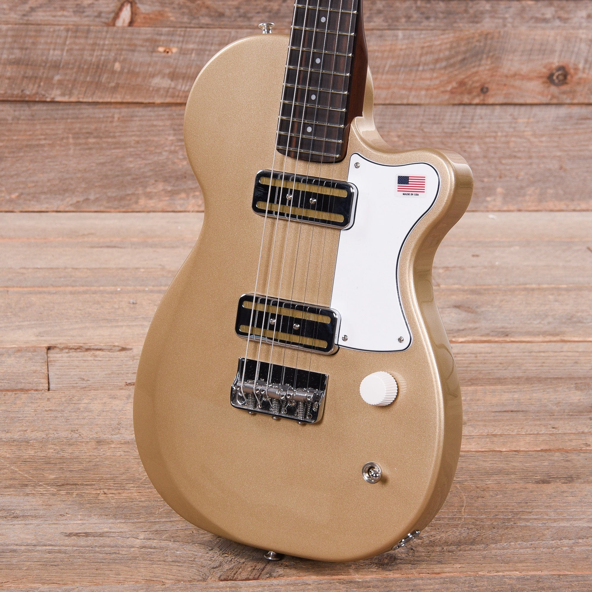 Harmony Juno Champagne Electric Guitars / Solid Body
