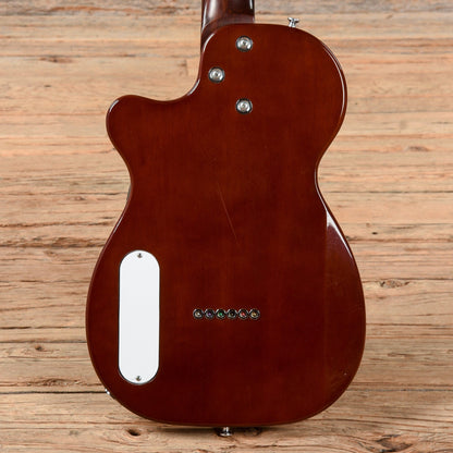 Harmony Juno Flame Maple Top Transparent Brown Electric Guitars / Solid Body