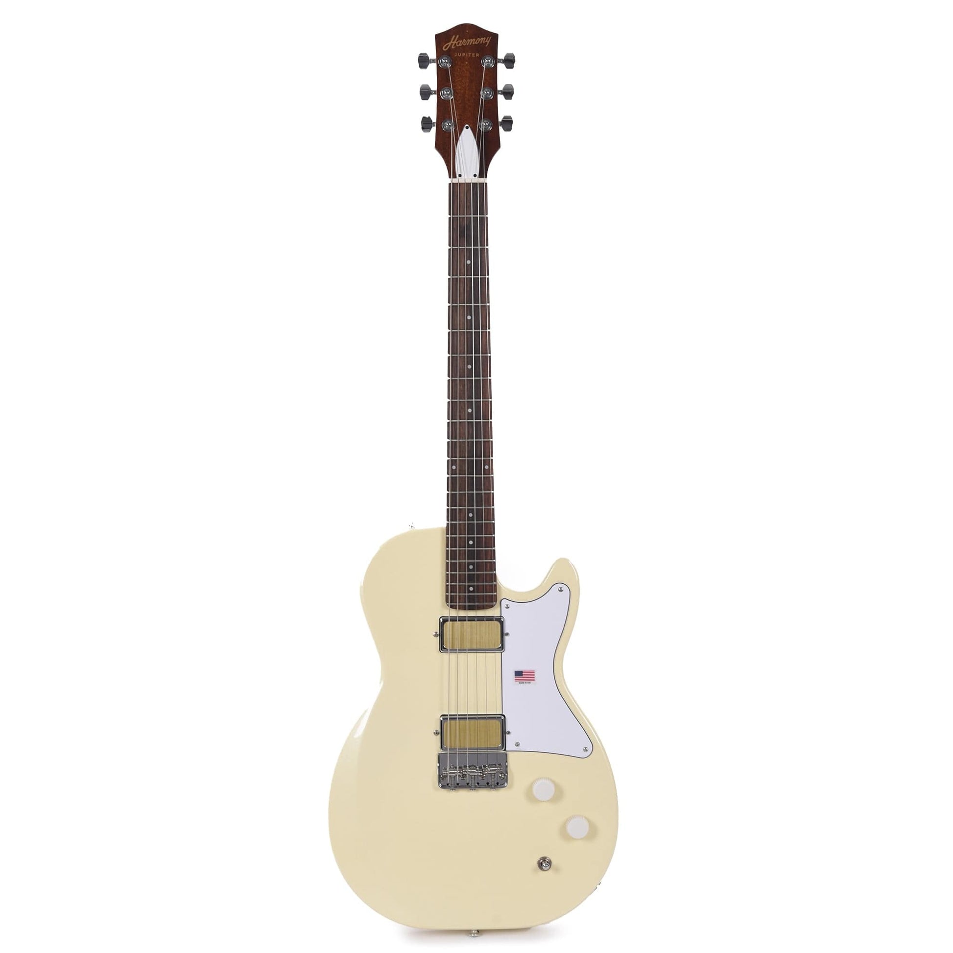 Harmony Jupiter Pearl White Electric Guitars / Solid Body