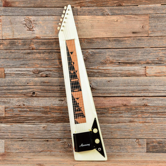 Harmony Lap Steel White 1960s Electric Guitars / Solid Body