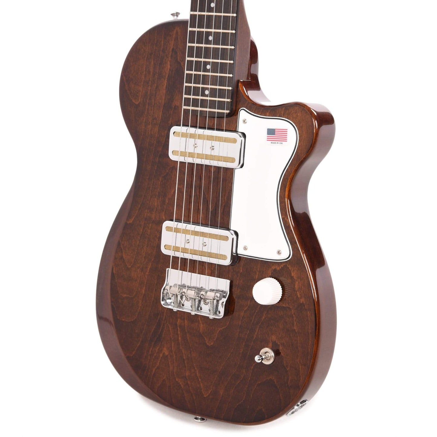 Harmony Limited Edition Juno Flame Maple Transparent Brown Electric Guitars / Solid Body