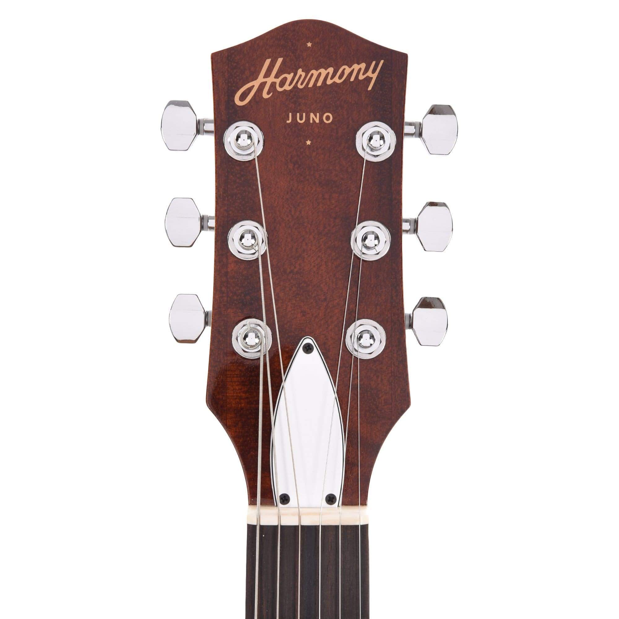Harmony Limited Edition Juno Flame Maple Transparent Brown Electric Guitars / Solid Body