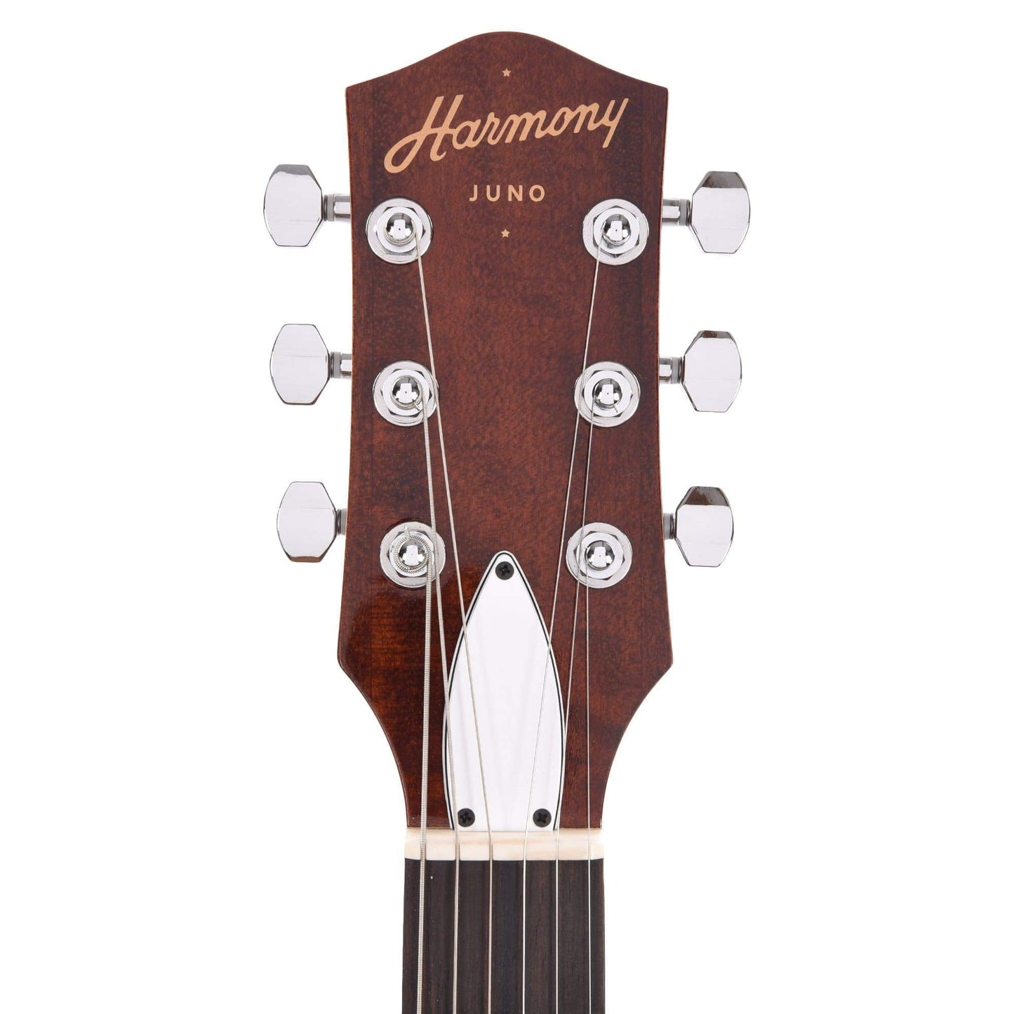 Harmony Limited Edition Juno Flame Maple Transparent Brown Electric Guitars / Solid Body