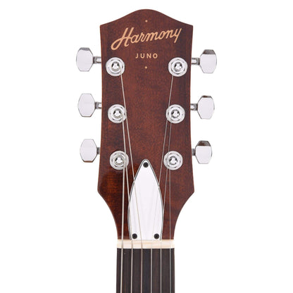 Harmony Limited Edition Juno Flame Maple Transparent Brown Electric Guitars / Solid Body