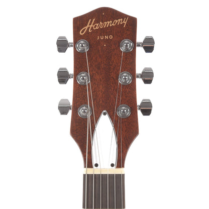 Harmony Limited Edition Juno Flame Maple Transparent Red Electric Guitars / Solid Body