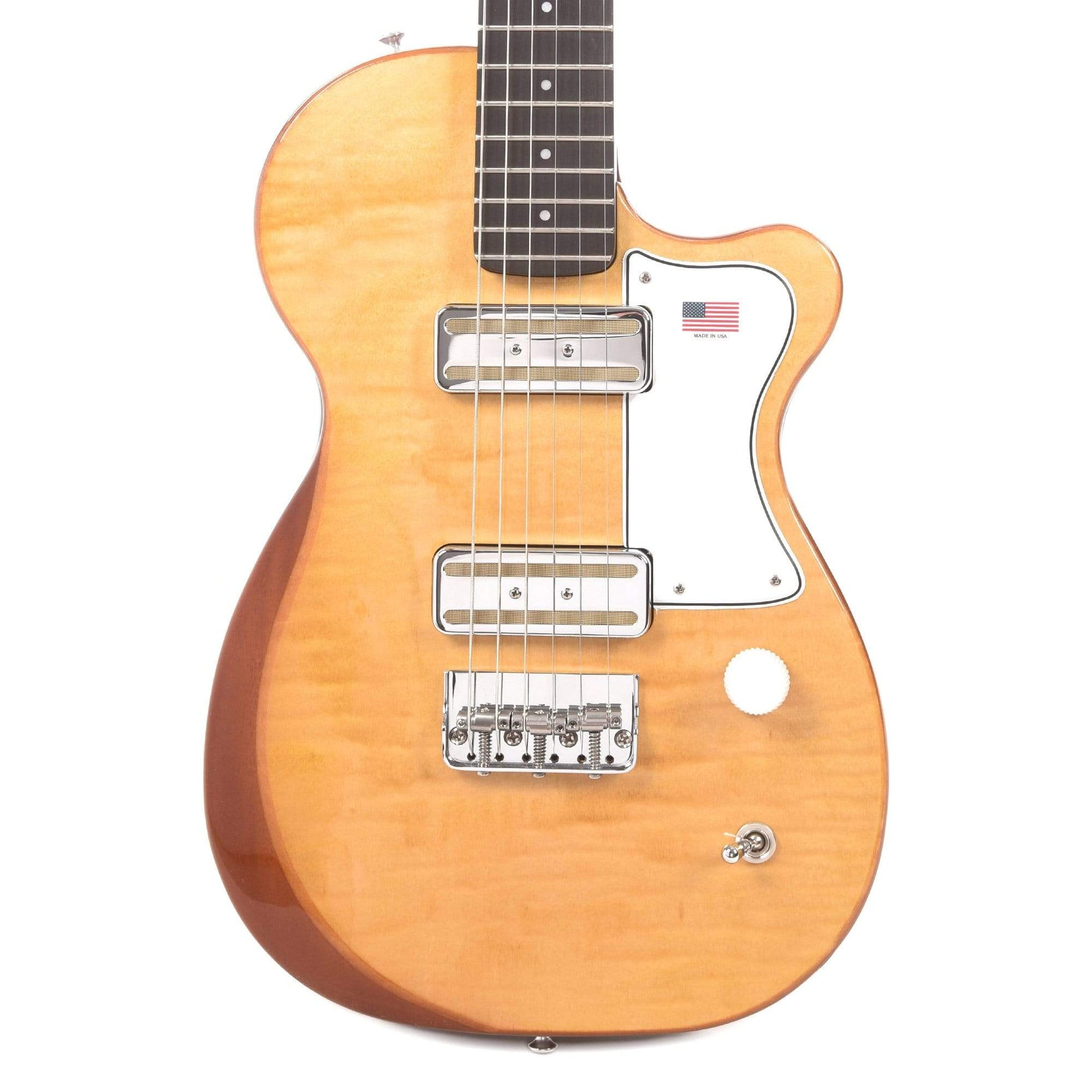 Harmony Limited Edition Juno Flame Maple Vintage Natural Electric Guitars / Solid Body