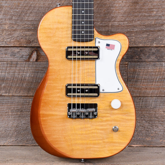Harmony Limited Edition Juno Flame Maple Vintage Natural Electric Guitars / Solid Body