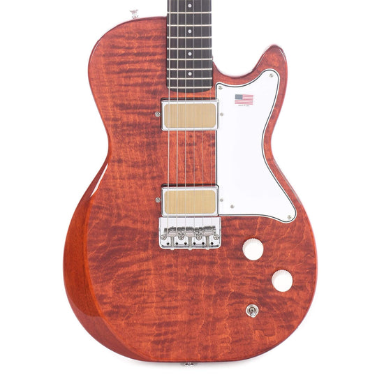 Harmony Limited Edition Jupiter Flame Maple Transparent Red Electric Guitars / Solid Body