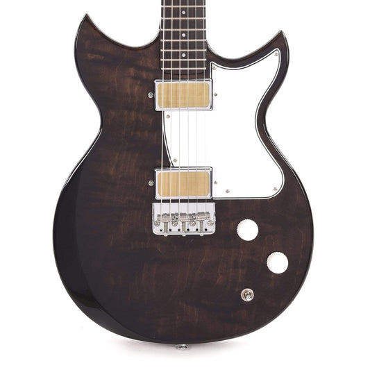 Harmony Limited Edition Rebel Flame Maple Transparent Black Electric Guitars / Solid Body