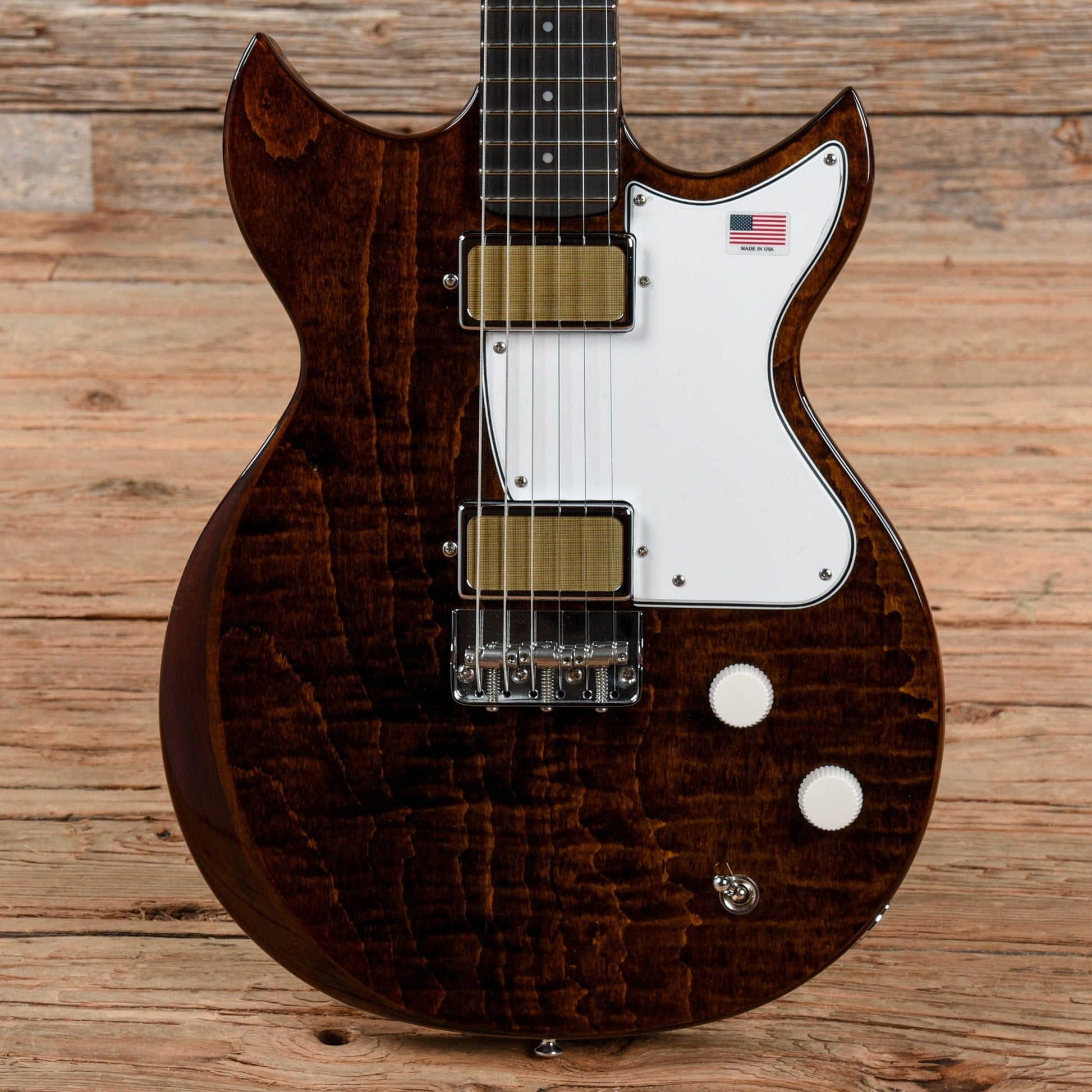 Harmony Limited Edition Rebel Flame Maple Transparent Brown 2020 Electric Guitars / Solid Body