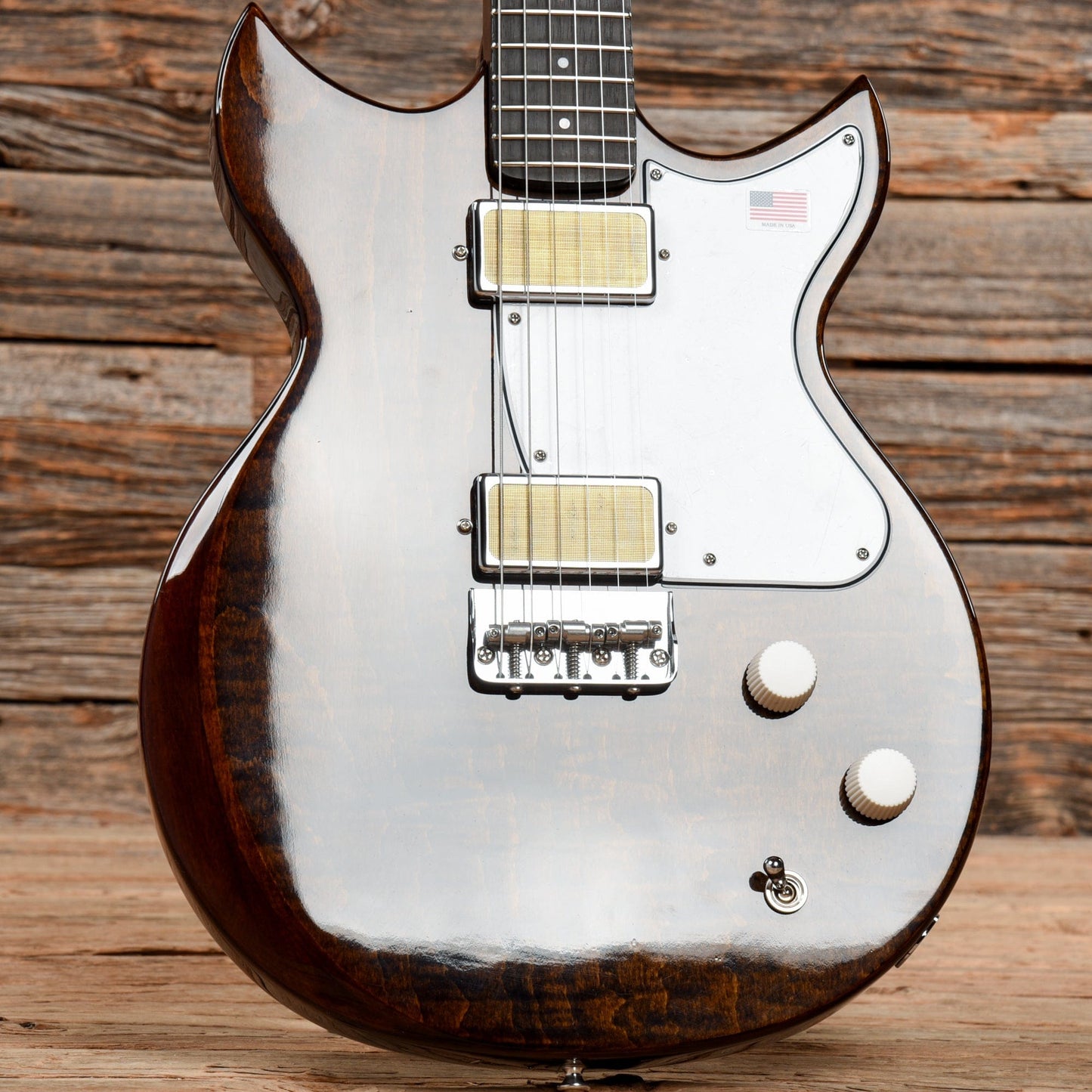 Harmony Limited Edition Rebel Flame Maple Transparent Brown 2020 Electric Guitars / Solid Body