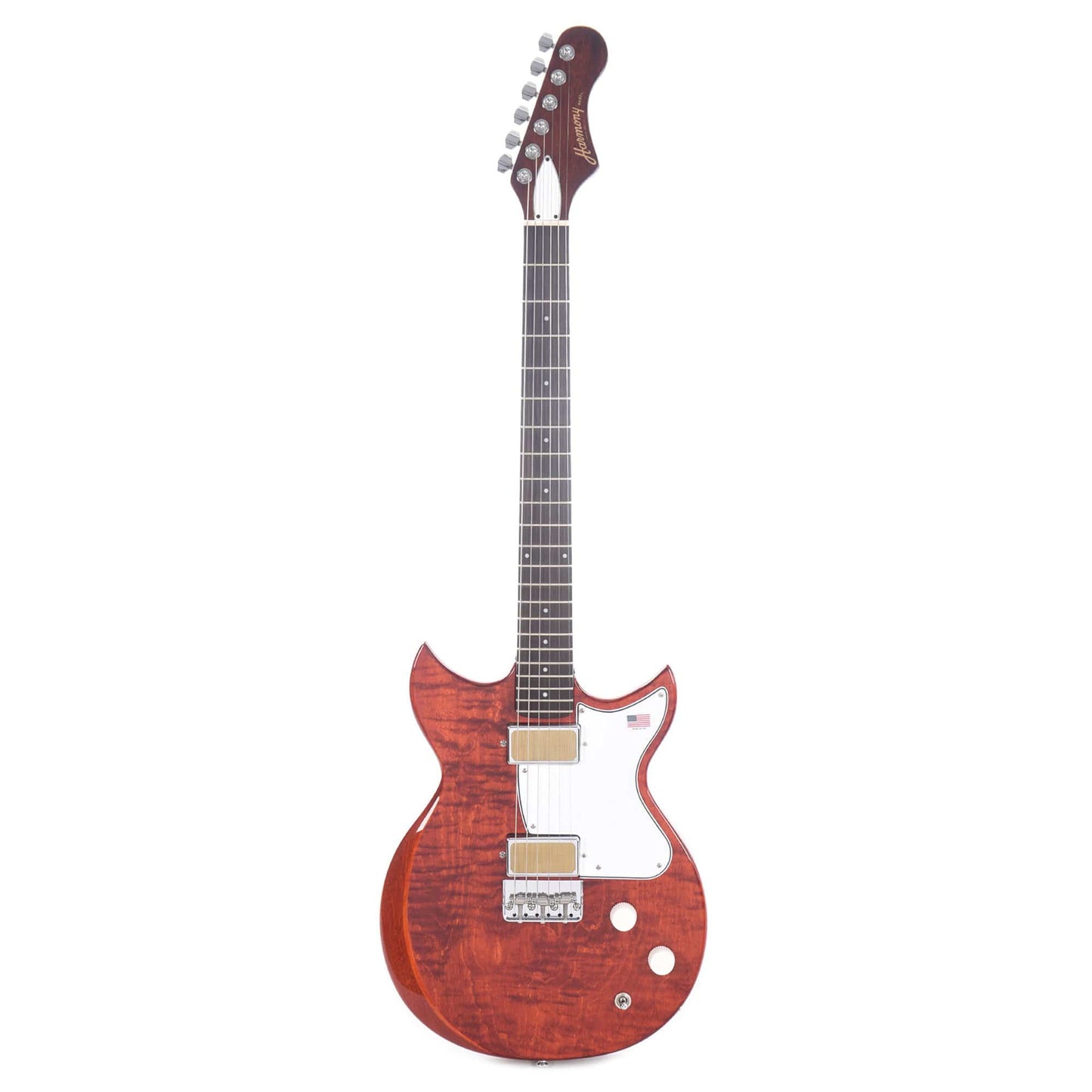 Harmony Limited Edition Rebel Flame Maple Transparent Red Electric Guitars / Solid Body