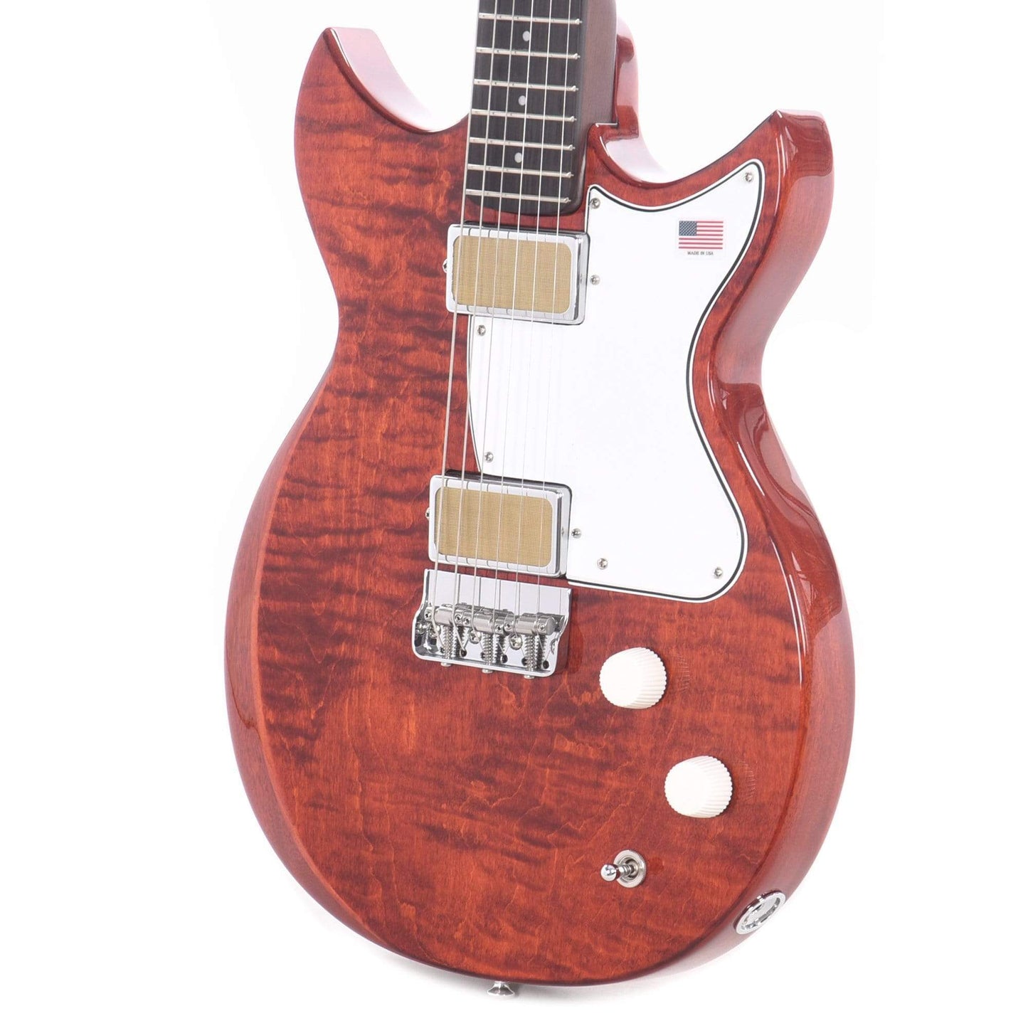 Harmony Limited Edition Rebel Flame Maple Transparent Red Electric Guitars / Solid Body