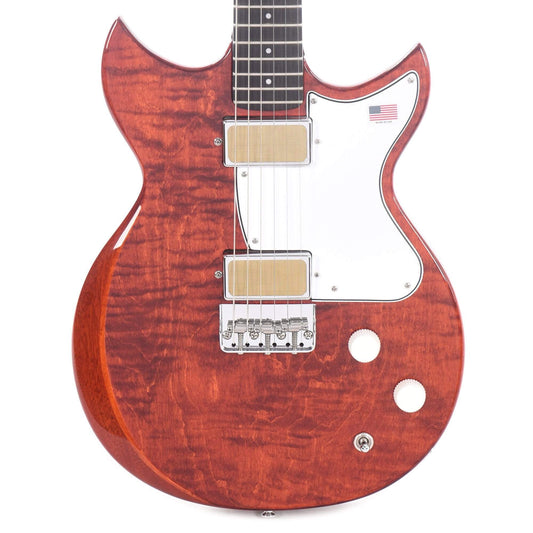 Harmony Limited Edition Rebel Flame Maple Transparent Red Electric Guitars / Solid Body