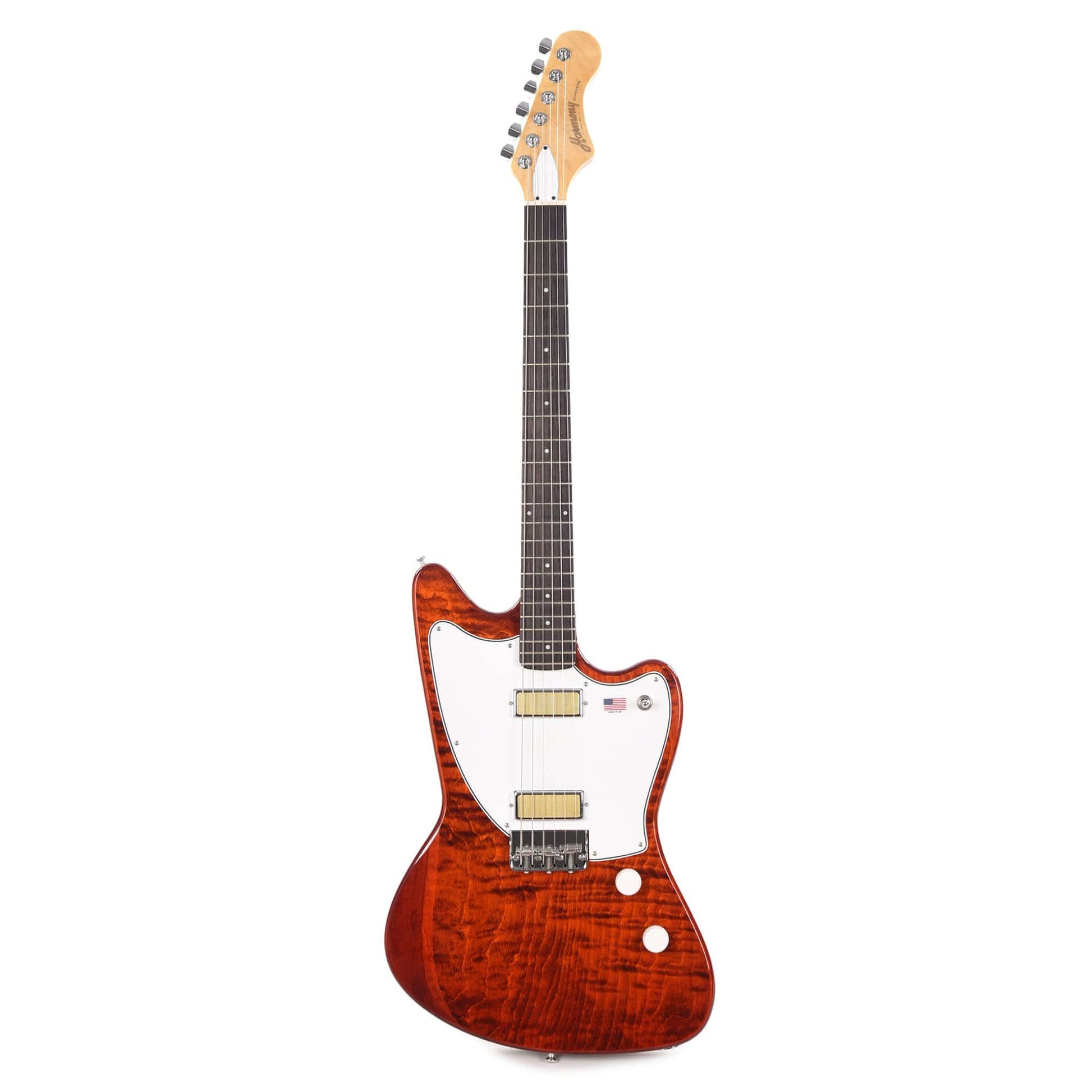 Harmony Limited Edition Silhouette Flame Maple Transparent Red Electric Guitars / Solid Body