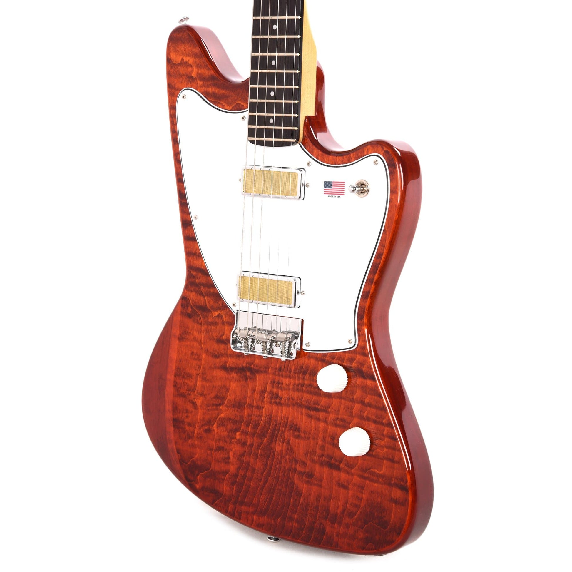 Harmony Limited Edition Silhouette Flame Maple Transparent Red Electric Guitars / Solid Body