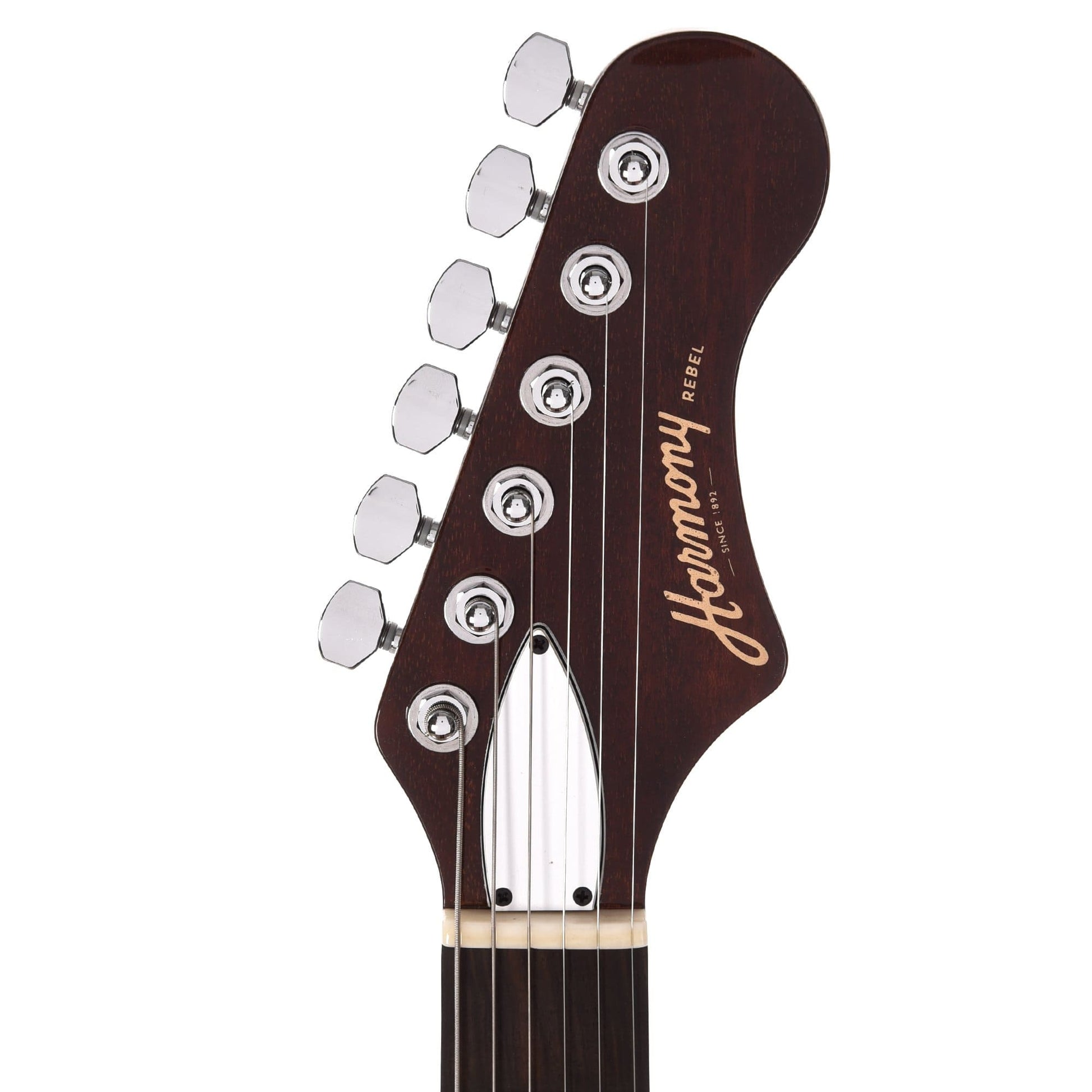 Harmony Rebel Burgundy Electric Guitars / Solid Body