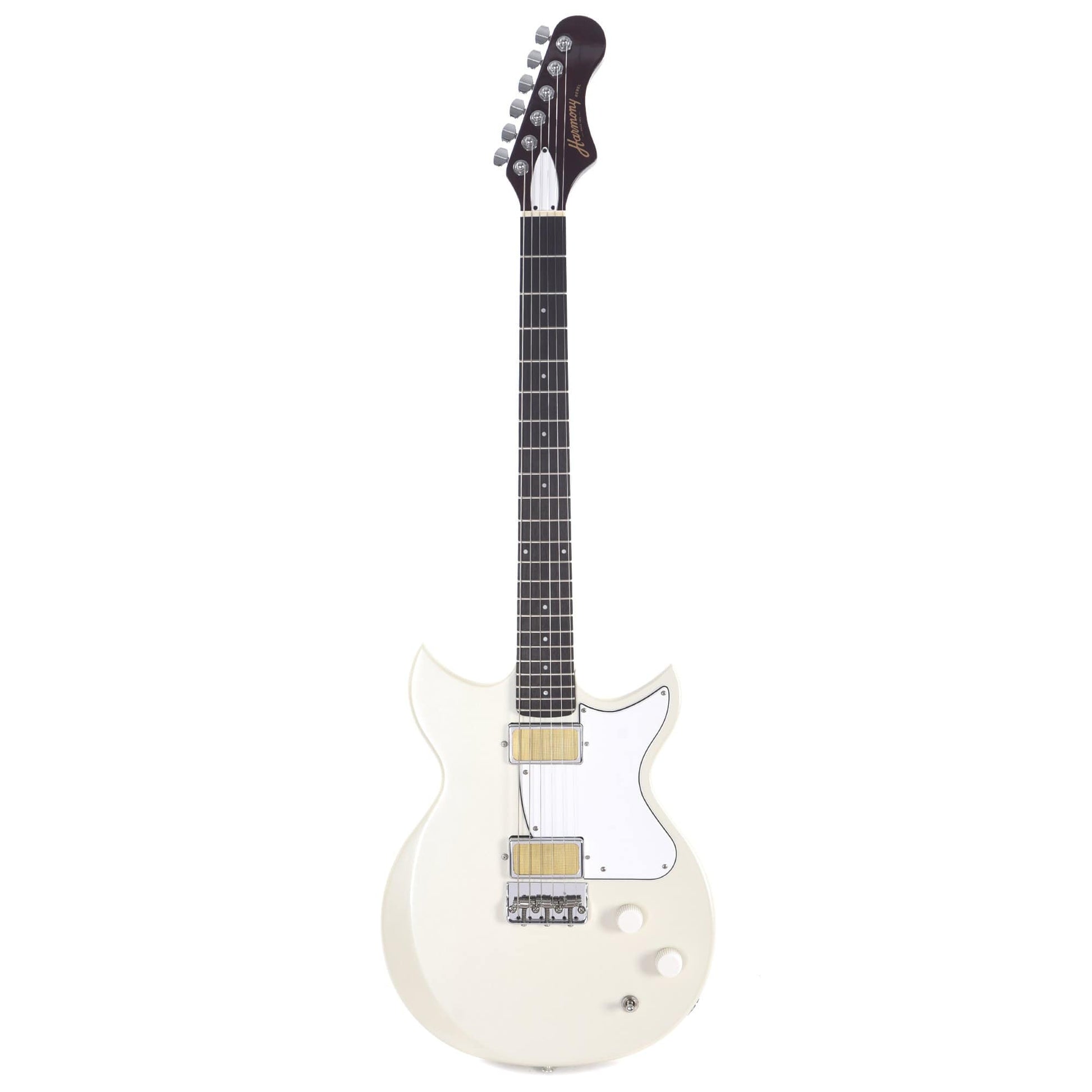 Harmony Rebel Pearl White Electric Guitars / Solid Body
