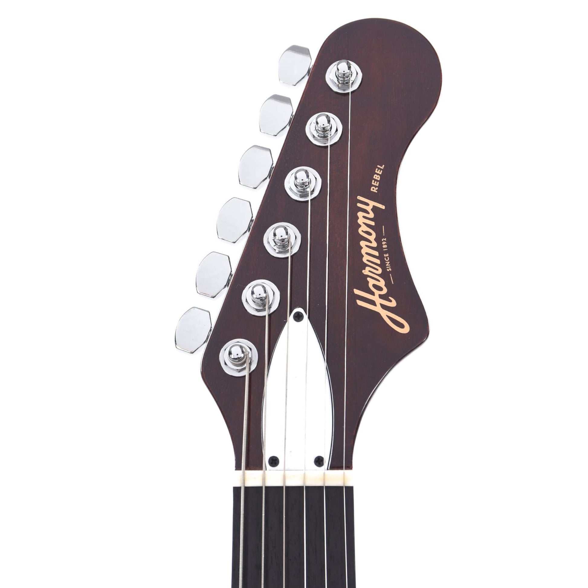 Harmony Rebel Pearl White Electric Guitars / Solid Body