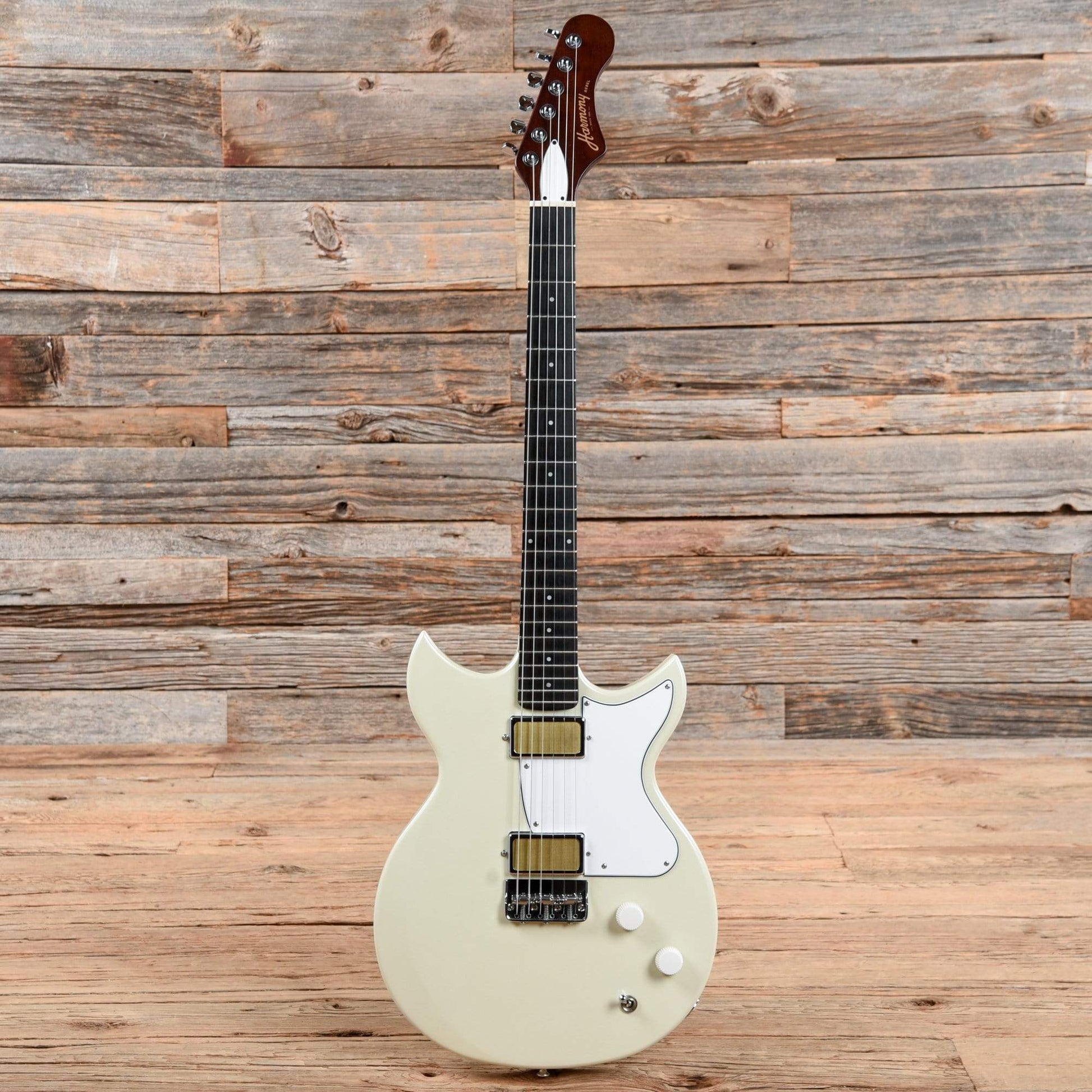 Harmony Rebel Pearl White Electric Guitars / Solid Body