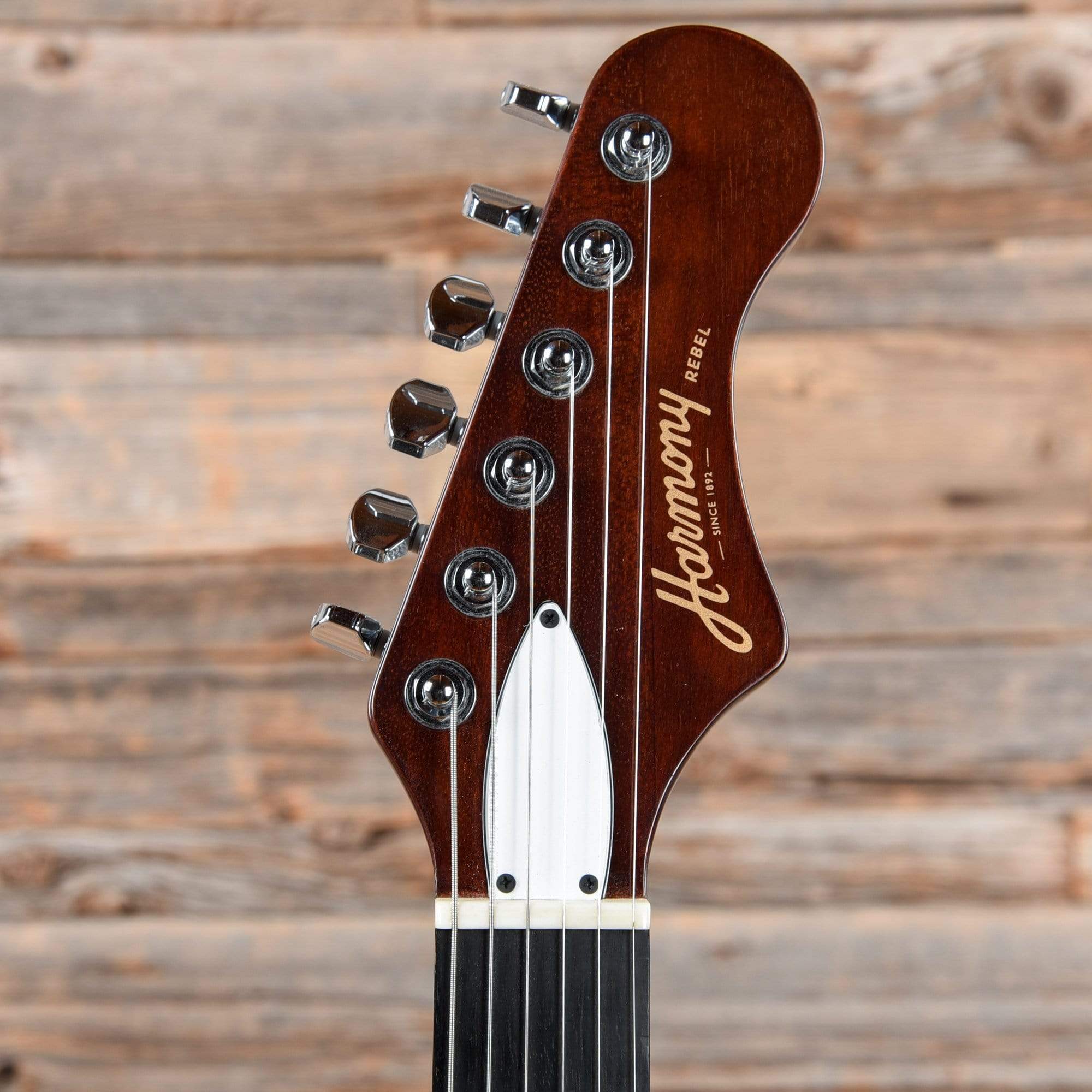Harmony Rebel Pearl White Electric Guitars / Solid Body