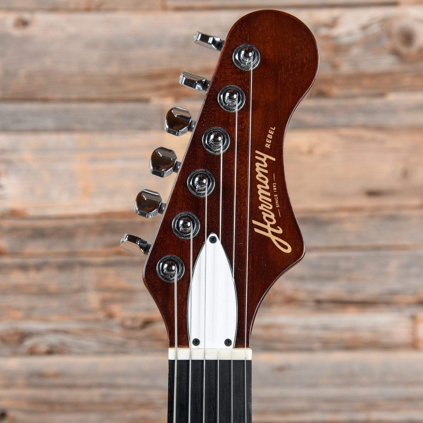 Harmony Rebel Pearl White Electric Guitars / Solid Body